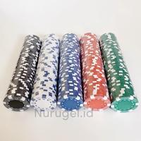 Gambar Texas Holdem ABS 50 pcs Chip Coin Pokergame Koin - Hitam dari Dedentoys undefined 3 Tokopedia