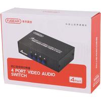 Gambar AV Selector / RCA Switch 4 Port / Audio Video Switcher 4Port FJGEAR dari DataFactory Sby undefined 2 Tokopedia