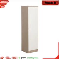Gambar Loker Dormitory Besi 1 Pintu Cokelat Muda Informa Kiev Locker  Cabinet Lemari Pakaian dari Technic ID undefined 2 Tokopedia
