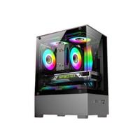 Gambar INFINITY NOIR FREE 3 FAN - M-ATX GAMING CASE CASING PC - Hitam dari AMANAHMARTZ undefined 1 Tokopedia