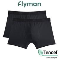 Gambar Flyman Celana Dalam Boxer Pria Modal Fabric Tencel 2 Pcs FM 3056 New - Onyx, XXL dari Demianstore01 undefined 4 Tokopedia