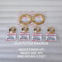 Gambar PAKET RING GIGI BOLU SET KUNINGAN PS120 KECIL 4 BESAR 2PC  GIGI PINION +GIGI SIDE GEAR SET dari DuaPutraMakmur undefined 4 Tokopedia