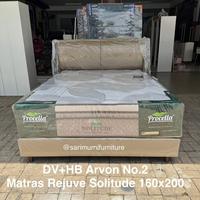 Gambar Ranjang Divan + Sandaran Arvon + Matras Solitude No.2 (160x200cm) dari Sari Murni Kendari undefined 4 Tokopedia