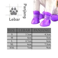 Gambar Sepatu boots anjing dog cat kucing tahan air anti slip 4pcs karet - Hitam, S dari FOURTYFIVE SHOP undefined 2 Tokopedia