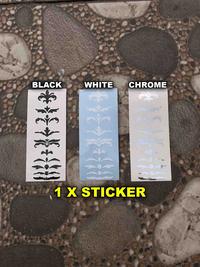 Gambar Ibanez ATZ 300 Special Sticker Inlay Andy Timmon Custom Fingerboard Gitar Akustik Elektrik Folk Bass Fret Maker Guitar Aestetik - WHITE PLASTIC dari balls pro undefined 1 Tokopedia