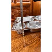 Gambar Food Tray Stainless Steel 5 sekat dan tutup tinggi 6 cm - wajan 6cm dari K-Teknik undefined 3 Tokopedia