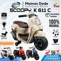 Gambar Mainan Motor Aki Anak PMB K611C Honda Scoopy Official Licensed - k611c putih, DUS BAWAAN dari Mainan Anak Dede undefined 3 Tokopedia
