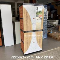 Gambar Lemari Plastik 2 Pintu ANV 2P GC Anti Rayap/Banjir/Lembab 72x58x172cm Free Antar Kendari dari Sari Murni Kendari undefined 2 Tokopedia