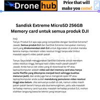 Gambar Memory Card Drone Camera DJI Sandisk Extreme 256GB MicroSD High Speed DJI Mavic 3 Enterprise DJI Mavic 3 Thermal DJI Mavic 3 Multispectral DJI Mavic 3 Pro DJI Air 3S DJI Osmo Actio 5 Pro DJI Osmo Pocket 3 DJI Mini 4 Pro DJI Mini 3 DJI Mini 4K dari Drone Hub Indonesia undefined 3 Tokopedia