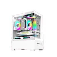 Gambar INFINITY NOIR FREE 3 FAN - M-ATX GAMING CASE CASING PC - Hitam dari AMANAHMARTZ undefined 5 Tokopedia