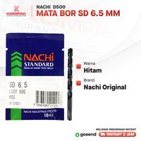 Gambar Nachi Mata Bor Besi HSS 6.5 mm Shank Lurus Drill Bit 6.5mm Original dari Kompak Teknik undefined 1 Tokopedia