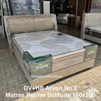 Gambar Ranjang Divan + Sandaran Arvon + Matras Solitude No.2 (160x200cm) dari Sari Murni Kendari undefined 2 Tokopedia