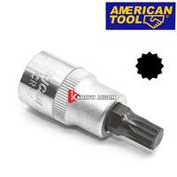 Gambar Kunci Buka Silinder Head American Tool M9 X 5 mm Spline Bit 1/2 Inch dari Nusantara Tool undefined 5 Tokopedia