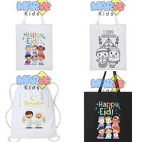 Gambar TERLARIS Totebag Tas Hampers Tote Bag Ramadhan Lebaran Idul Fitri Goodie Bag READY - LEBARAN LAMPION, TAS HITAM dari TOKO HARMONI BAG undefined 5 Tokopedia