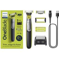 Gambar Philips Norelco OneBlade 360 Face + Body, Hybrid Electric Razor and Beard Trimmer for Men dari Encih Verrihiliwam undefined 1 Tokopedia