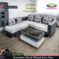 Gambar Sofa Sudut Minimalis Model L Putus + Meja dari Mebel Sanjaya Indonesia undefined 1 Tokopedia