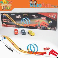 Gambar Track Racing Cars McQueen Mainan Anak Mobil Balap Seluncuran 3 Jalur Launcher Lintasan Hotwheels - 1 Jalur 3 Loop dari XCZ STOREZ undefined 1 Tokopedia