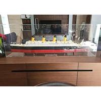 Gambar Akrilik DIY - Display Box Acrylic LEGO 10294 Titanic Ukuran Dalam P140xL24xT48 barang Ready, jumlah sesuai yang ada di etalase - Hitam dari aleales undefined 3 Tokopedia