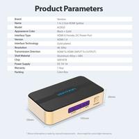 Gambar Vention [ACBG0] HDMI Splitter (1 in 2 Out) Full HD 3D 4K HDMI dari Starcomp Origin undefined 2 Tokopedia