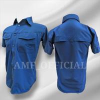 Gambar kemeja paspampres katun Stretch / kemeja taktikal lengan pendek JUMBO - Putih, 10XL dari AMF FASHION undefined 3 Tokopedia
