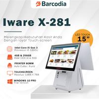 Gambar MESIN KASIR PC POS ALL IN ONE TOUCHSCREEN Intel i5 IWARE X285 X281 dari Barcodia undefined 1 Tokopedia