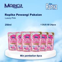 Gambar Rapika Luxury Pink 250ml / Luxury Gold 250ml / Pelicin Pakaian / Pewangi Pakaian / Klin / Biang Wangi / Refill / Moencul - RpkLuxPink250ml dari Moenculll undefined 3 Tokopedia