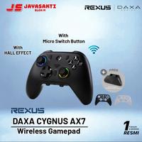 Gambar Rexus Daxa Cygnus AX7 Wireless Gamepad Dual Connection White Controller dari JAYASAKTI BLOK M undefined 1 Tokopedia