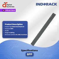 Gambar INDORACK Accesories Blank Panel Plastic 1U Penutup Celah Rak Server BPP Adjustable to 6U dari Digital Techindo undefined 3 Tokopedia