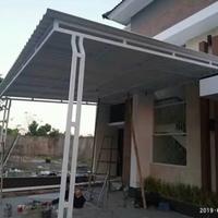 Gambar kanopi atap galvalum/spandek rangka besi hollow galvanis dari Java jaya steel 21 undefined 3 Tokopedia