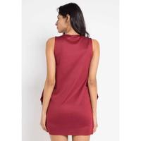 Gambar ELLE Apparel Original - Unfinished Tunic Batwing Models - Maroon, S dari ElleLadies undefined 3 Tokopedia