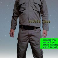 Gambar baju seragam pdl hijau brimob seragam satpol pp polsus - M dari SANDYAPEDIA undefined 2 Tokopedia