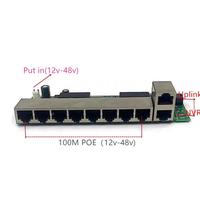 Gambar ANDDEAR-48 v 8 port gigabit unmanaged poe switch 8*100 mbps POE poort; 2*100 mbps UP Link poort; poe powered switch NVR dari HorizonBorn undefined 5 Tokopedia