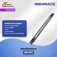 Gambar INDORACK Accesories Blank Panel Ventilation 1U Penutup Celah Rak BPV01 dari Digital Techindo undefined 4 Tokopedia