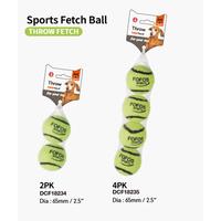 Gambar FOFOS Squeak Bounce TENNlS BALL Pet Dog Toy - Mainan Bola Tenis Anjing - 2 Balls dari HiDream Pet undefined 4 Tokopedia