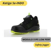 Gambar Sepatu Safety Jogger Modulo Low PERF S1PS - Black, 38 dari RZ i undefined 1 Tokopedia