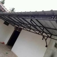 Gambar kanopi atap galvalum/spandek rangka besi hollow galvanis dari Java jaya steel 21 undefined 4 Tokopedia
