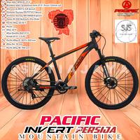 Gambar Sepeda Gunung MTB 27.5 Inch PACIFIC INVERT PERSIJA Alloy 2x8 Speed Rem Hidrolik Mountain Bike New dari Toko Setia Jaya Sepeda undefined 1 Tokopedia