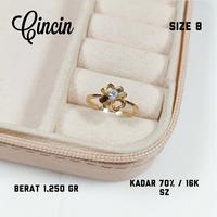 Gambar [COD X] Cincin Emas Kadar 70% 16K 137 dari salim najih undefined 1 Tokopedia