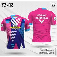 Gambar jersey badminton victor all england jersey bulu tangkis all england free custom nama dan logo - pink,  XS dari Fashion Sport05 undefined 1 Tokopedia