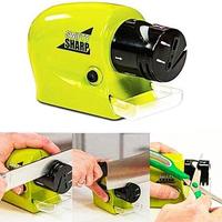 Gambar [HOS] Swifty Sharp Electric Sharpener / pengasah pisau dan golok serba guna alat stainless steel dapur canggih baja elektrik / alat asah pisau dan golok stainless daging gunting dapur kristal elektrik / alat pengasah pisau super tajam gunting obeng dari Home Official Store undefined 2 Tokopedia