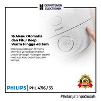 Gambar Philips Rice Cooker Digital HD 4716/33 Series 3000 dari Departemen Elektronik undefined 5 Tokopedia