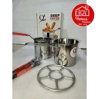 Gambar 4 in 1 Multi Deep Fryer Set / Panci Multifungsi / Penggorengan Rebus Stainless Steel Saringan Capitan Makanan - BMW dari Horecamedan undefined 4 Tokopedia