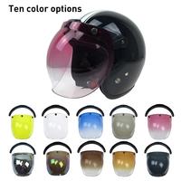 Gambar QY004 3-Snap Bubble Wind Shield Visor For Biltwell Gringo&Bonanza Motorcycle Helmet Styling Motorcycle protective equipment Mirror dari Power Disturb undefined 1 Tokopedia