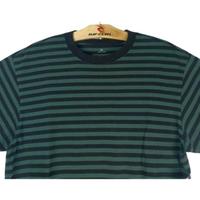 Gambar [SIAP KIRIM] KAOS RIPCURL PRIA ORIGINAL A22 SAVAGE CUTS STRIPE TEE - BLACK GREEN - XL dari Widyaswara Indonesia Store undefined 4 Tokopedia