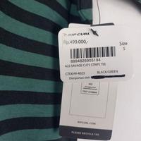 Gambar [SIAP KIRIM] KAOS RIPCURL PRIA ORIGINAL A22 SAVAGE CUTS STRIPE TEE - BLACK GREEN - XL dari Widyaswara Indonesia Store undefined 1 Tokopedia