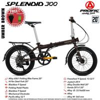 Gambar [BEST QUALITY] PACIFIC SPLENDID 300 20 INCH SEPEDA LIPAT DEWASA ALLOY 9 SPEED PASIFIC - GREY 16" dari Puspita Karya Abadi undefined 1 Tokopedia