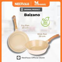 Gambar ECORAMIC BALZANO IH PAN SERIES - Wok Pan 28cm dari Neohaus Indonesia_NEW undefined 1 Tokopedia