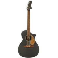 Gambar Fender FSR California Newporter Player Med-Sized Acoustic Guitar, Walnut FB, Charcoal Frost Metallic, F03-097-0743-069 dari 1CorToNe Music Store undefined 1 Tokopedia