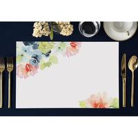 Gambar Db Party Studio Alas Kertas Kertas Paket 25 Desain Bunga Cat Air Alas Tempat Sekali Pakai Bridal Shower Ulang Tahun Pensiun Dekorasi Mudah Dibersihkan Dapur Makan Siang Makan Malam 17 X 11 Set Pengaturan Meja dari dynamicsstoree undefined 2 Tokopedia