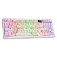 Tecware Spectre 96 Gasket Mounted Tri-mode Wireless Mechanical Gaming Keyboard - Black, Brown Switch - foto 3